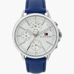 Navy Blue-Silver-White Multifunction Analog Watch